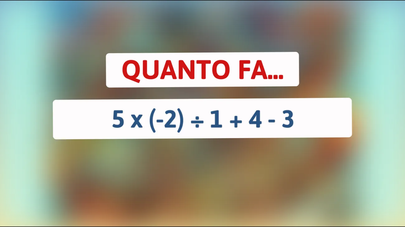 \"Sei abbastanza intelligente da risolvere questo rompicapo matematico? Sfida il tuo cervello ora!\""