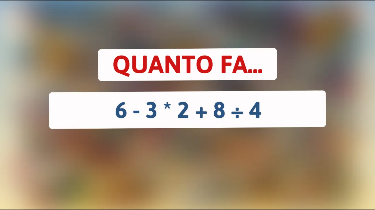 Scopri il rompicapo matematico che sta ingannando i cervelli più acuti: sapresti risolverlo?"