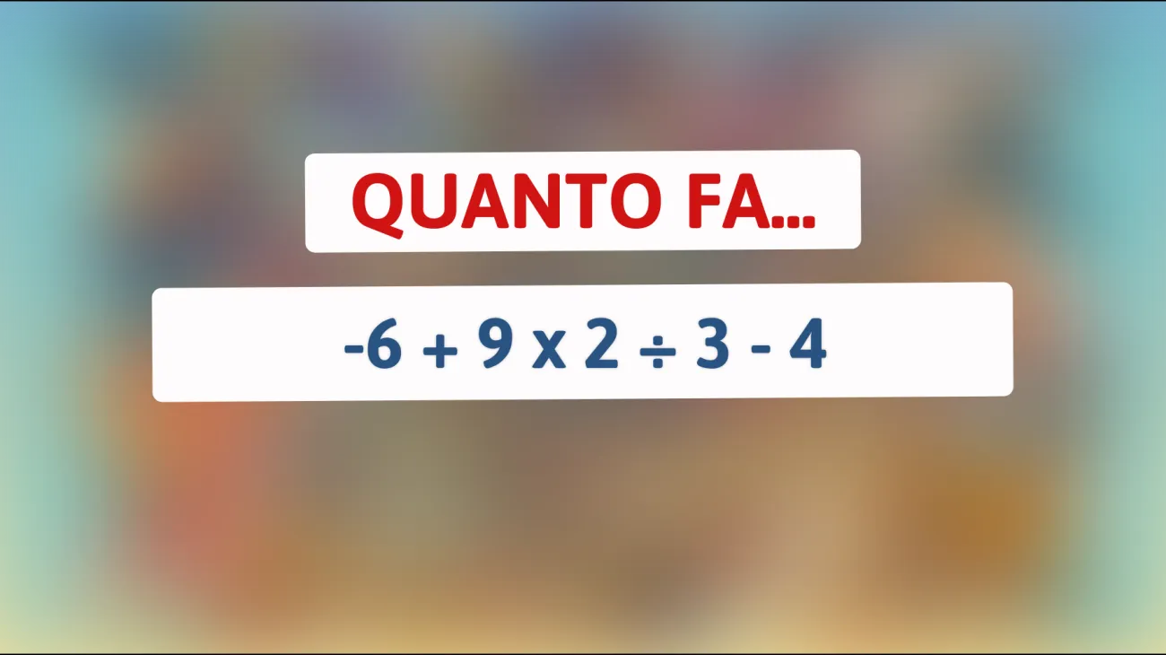 Solo i veri geni risolvono questo rompicapo matematico in meno di 10 secondi: provalo anche tu!"